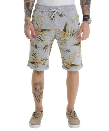 Bermuda-em-Moletom-Estampada-Cinza-Mescla-8445649-Cinza_Mescla_1