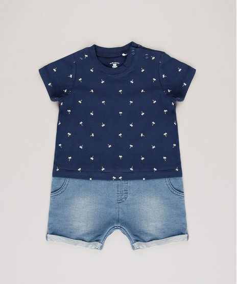 Macaquinho-Infantil-Estampado-de-Coqueiro-Manga-Curta-Azul-Marinho-9574534-Azul_Marinho_1