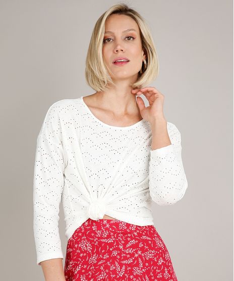 Blusa-Feminina-em-Laise-Manga-7-8-Decote-Redondo-Off-White-9694170-Off_White_1