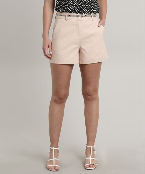 Short-Feminino-Basico-Alfaiatado-com-Cinto-Animal-Print-Cobra-Rose-9649928-Rose_1