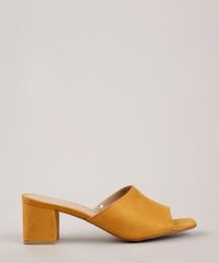 Tamanco-Feminino-Oneself-Salto-Quadrado-em-Suede-Mostarda-9685104-Mostarda_1
