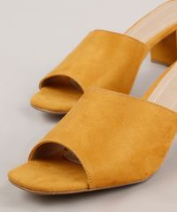 Tamanco-Feminino-Oneself-Salto-Quadrado-em-Suede-Mostarda-9685104-Mostarda_2