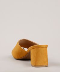 Tamanco-Feminino-Oneself-Salto-Quadrado-em-Suede-Mostarda-9685104-Mostarda_3