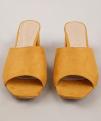 Tamanco-Feminino-Oneself-Salto-Quadrado-em-Suede-Mostarda-9685104-Mostarda_4