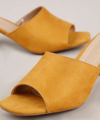 Tamanco-Feminino-Oneself-Salto-Quadrado-em-Suede-Mostarda-9685104-Mostarda_5