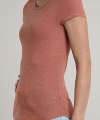 Blusa-Feminina-Basica-Botone-Manga-Curta-Decote-Redondo-Laranja-Escuro-9278286-Laranja_Escuro_4