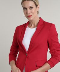 Blazer-Feminino-Basico-com-Bolsos-e-Botao-Vermelho-9658958-Vermelho_4
