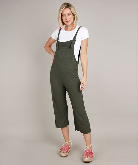 Macacao-Feminino-Basico-Pantacourt-Canelado-com-Bolso-Verde-Militar-9705601-Verde_Militar_1