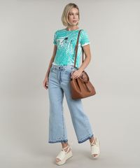 Blusa-Feminina--Nice--Estampada-de-Folhagem-Manga-Curta-Decote-Redondo-Off-White-9702230-Off_White_3