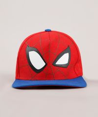 Bone-Infantil-Aba-Reta-Homem-Aranha-Vermelho-9664350-Vermelho_1