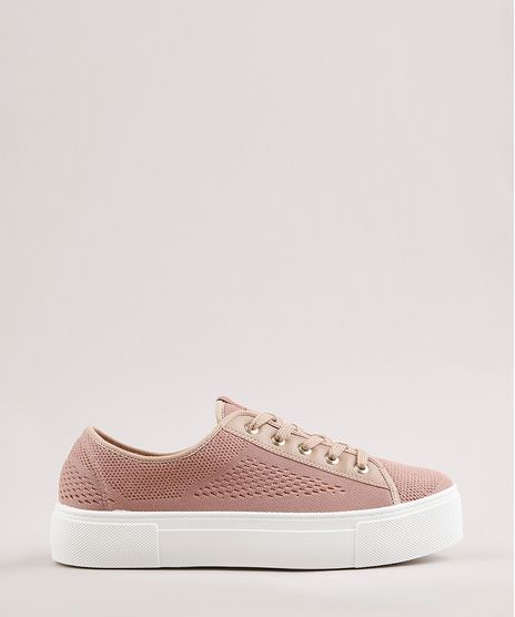 Tenis-Feminino-Moleca-Flatform-Texturizado--Rose-9667517-Rose_1