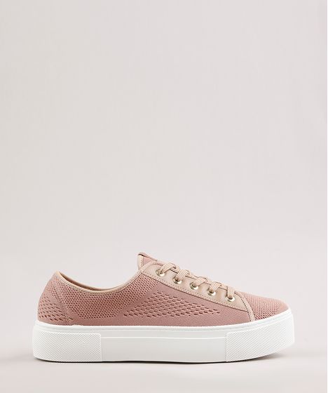 tenis moleca flatform rose