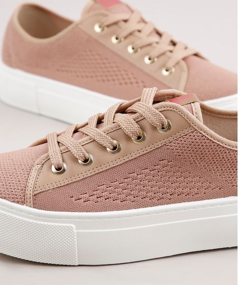 tenis moleca flatform rose