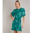 Vestido-Feminino-Curto-Estampado-de-Folhagem-com-Faixa-para-Amarrar-Manga-Curta-Verde-9706144-Verde_1