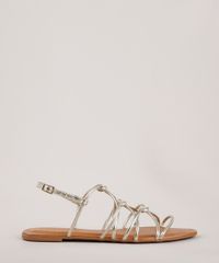 Rasteira-Feminina-Oneself-Metalizada-com-Nos-Dourada-9800930-Dourado_1