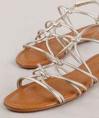 Rasteira-Feminina-Oneself-Metalizada-com-Nos-Dourada-9800930-Dourado_2