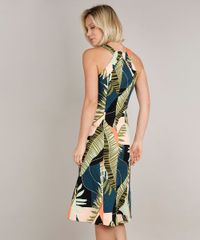 Vestido-Feminino-Midi-Halter-Neck-Estampado-de-Folhagem-com-Fenda-Azul-Petroleo-9638917-Azul_Petroleo_2