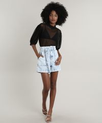 Short-Jeans-Feminino-Mindset-Clochard-com-Faixa-para-Amarrar-Azul-Claro-9823104-Azul_Claro_3