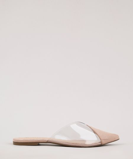 Mule-Feminino-Bico-Fino-Via-Uno-com-Recorte-Transparente-Bege-9673922-Bege_1