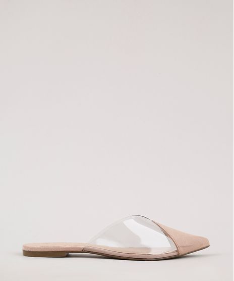 Mule-Feminino-Bico-Fino-Via-Uno-com-Recorte-Transparente-Bege-9673922-Bege_1