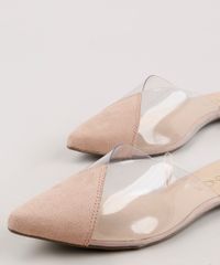 Mule-Feminino-Bico-Fino-Via-Uno-com-Recorte-Transparente-Bege-9673922-Bege_2