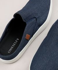 Tenis-Jeans-Slip-On-Mule-Masculino-Oneself-Azul-Escuro-9770492-Azul_Escuro_5