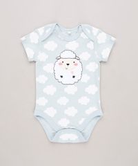Body-Infantil-Ovelha-Estampado-de-Nuvens-Manga-Curta-Azul-Claro-9592084-Azul_Claro_1