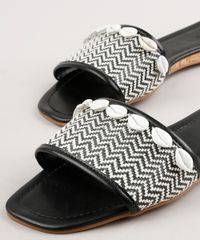 Rasteira-Slide-Feminina-Oneself-Estampada-Chevron-com-Buzios-Preta-9683141-Preto_2