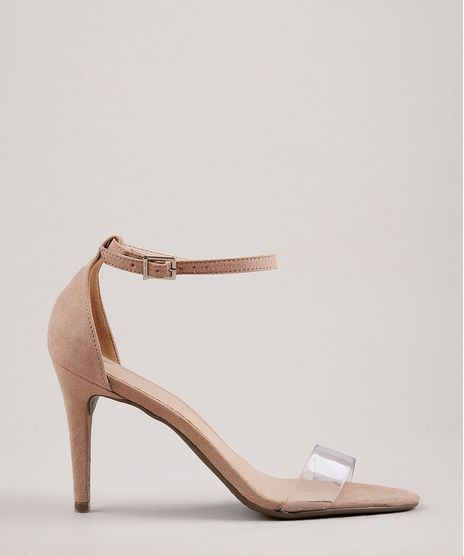 Sandalia-Feminina-Via-Uno-Salto-Alto-Fino-em-Suede-com-Tira-Transparente-Bege-9673925-Bege_1