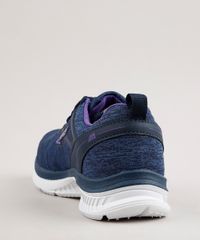 Tenis-Feminino-Esportivo-Ace-Running-com-Recortes-Azul-Marinho-9790197-Azul_Marinho_3