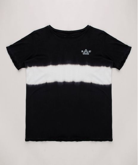 Camiseta-Infantil-Tie-Dye-Manga-Curta-Preta-9699489-Preto_1