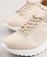 Tenis-Feminino-Via-Uno-Running-Bege-9675419-Bege_2