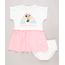 Vestido-Infantil-Minnie-Mouse-Neon-em-Moletom-Manga-Curta---Calcinha-Branco-9703054-Branco_1