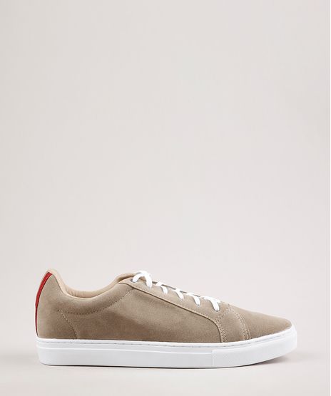 Tenis-Masculino-Oneself-com-Faixas-Posteriores-Kaki-9685918-Kaki_1