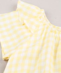 Blusa-Infantil-Estampada-Xadrez-Vichy-com-Babado-Manga-Curta-Amarela-9682740-Amarelo_4