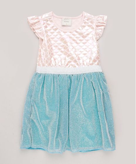 Vestido-Infantil-Sereia-com-Lurex-e-Babado-na-Manga-Rose-9717035-Rose_1