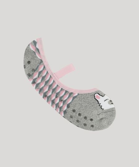 Meia-Feminina-Sapatilha-Lhama-Cinza-Mescla-9743083-Cinza_Mescla_1 Meia-Feminina-Sapatilha-Lhama-Cinza-Mescla-9743083-Cinza_Mescla_1