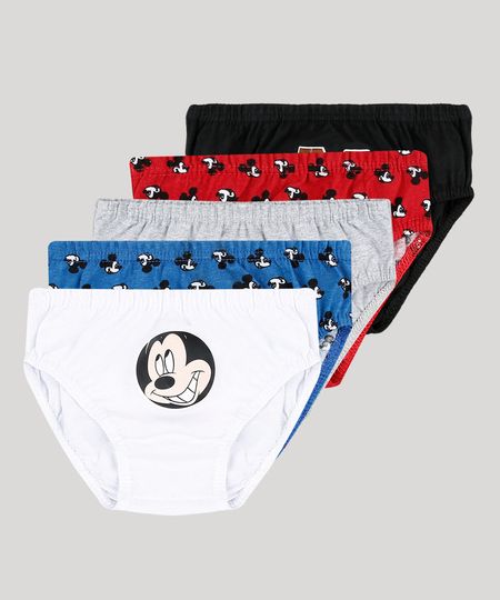 Kit-de-5-Cuecas-Infantis-Slip-Mickey-Multicor-9039664-Multicor_1 Kit-de-5-Cuecas-Infantis-Slip-Mickey-Multicor-9039664-Multicor_1
