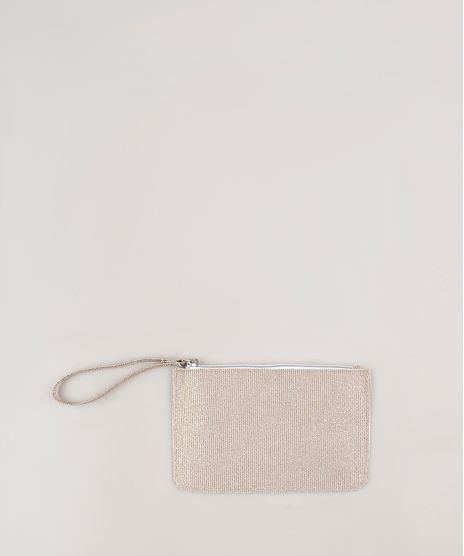 Carteira-Feminina-Metalizada-com-Glitter-e-Alca-de-Mao-Rose-9752854-Rose_1