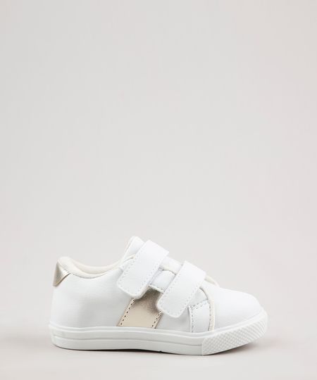 Tenis-Infantil-Baby-Club-com-Recorte-Metalizado-e-Velcro-Branco-9785680-Branco_1 Tenis-Infantil-Baby-Club-com-Recorte-Metalizado-e-Velcro-Branco-9785680-Branco_1