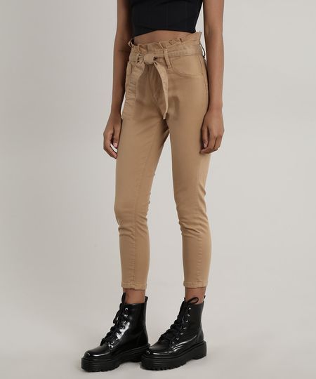 Calca-de-Sarja-Feminina-Sawary-Clochard-Cropped-Bege-9774808-Bege_1
