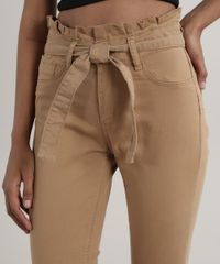 Calca-de-Sarja-Feminina-Sawary-Clochard-Cropped-Bege-9774808-Bege_4