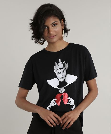 Blusa-Feminina-Rainha-Ma-Manga-Curta-Decote-Redondo-Preta-9701823-Preto_1