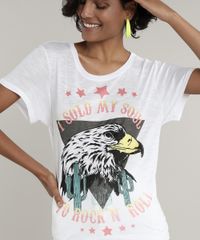 Blusa-Feminina-Gaviao--Rock-n-Roll--com-Abertura-e-Amarracao-Manga-Curta-Decote-Redondo-Off-White-9700050-Off_White_4