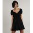 Vestido-Feminino-Curto-com-No-Manga-Bufante-Preto-9704627-Preto_1