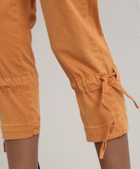 Calca-de-Sarja-Feminina-Sawary-Clochard-com-Botoes-Laranja-9748513-Laranja_5