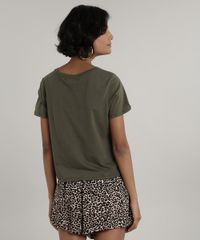 Blusa-Feminina--The-Perfect-Life--Manga-Curta-Decote-Redondo-Verde-Militar-9704097-Verde_Militar_2
