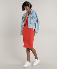 Vestido-Feminino-Midi-Canelado-com-Fenda-Alca-Media-Laranja-9445876-Laranja_3