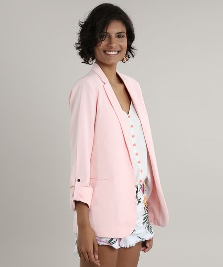 blazer preto feminino c&a