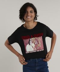 Blusa-Feminina-Cruella-Manga-Curta-Decote-Redondo-Preta-9700802-Preto_1